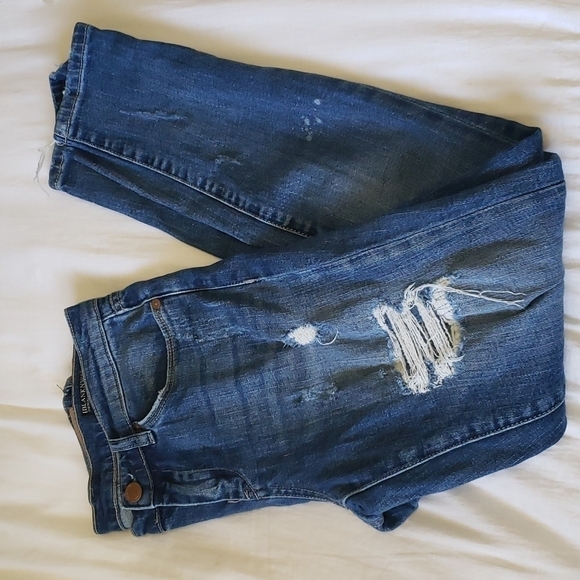 blank NYC Reade Rip Rep Mid Rise Skinny Jeans, Size 28 - Picture 14 of 16